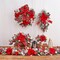 Red, Gold, Blue, Green Poinsettia, Magnolia Garland (Unlit) - Final sale / Non-returnable and Non-refundable